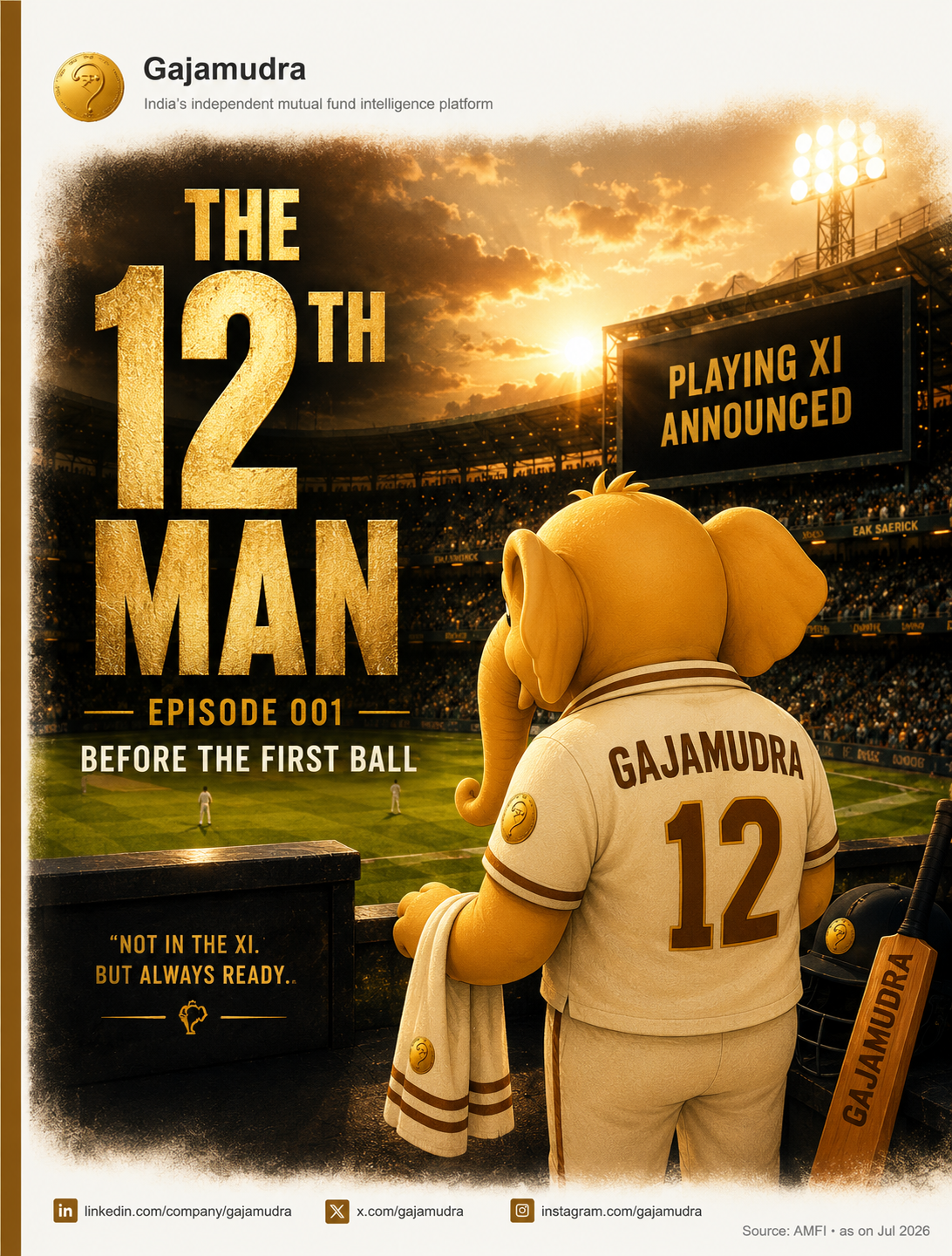 The 12th Man Episode 001 | Understanding Mutual Fund Portfolios Through Cricket | Gajamudra